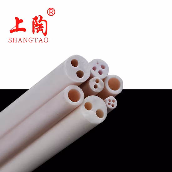 Tubo ceramico in ossido di alluminio Al2O3 al 99% per applicazioni ad alta refrattarietà