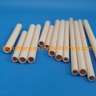 Prezzo di fabbrica Micro 2mm 3mm Refrattario 95% 99 C799 Al2O3 Tubo in ceramica di allumina resistente al calore ad alta purezza, tubo per forno 1600c ad alta temperatura