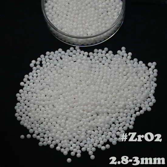 Perle di zirconio stabilizzate con ittrio da 0,3 mm Perle di zirconio stabilizzate con ittrio